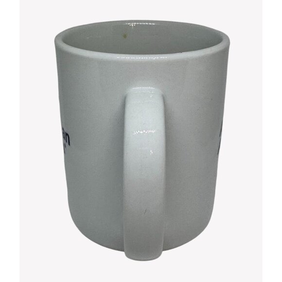 Vintage American Airlines Blue Logo White Ceramic Coffee Mug Cup Collectible - Picture 3 of 8